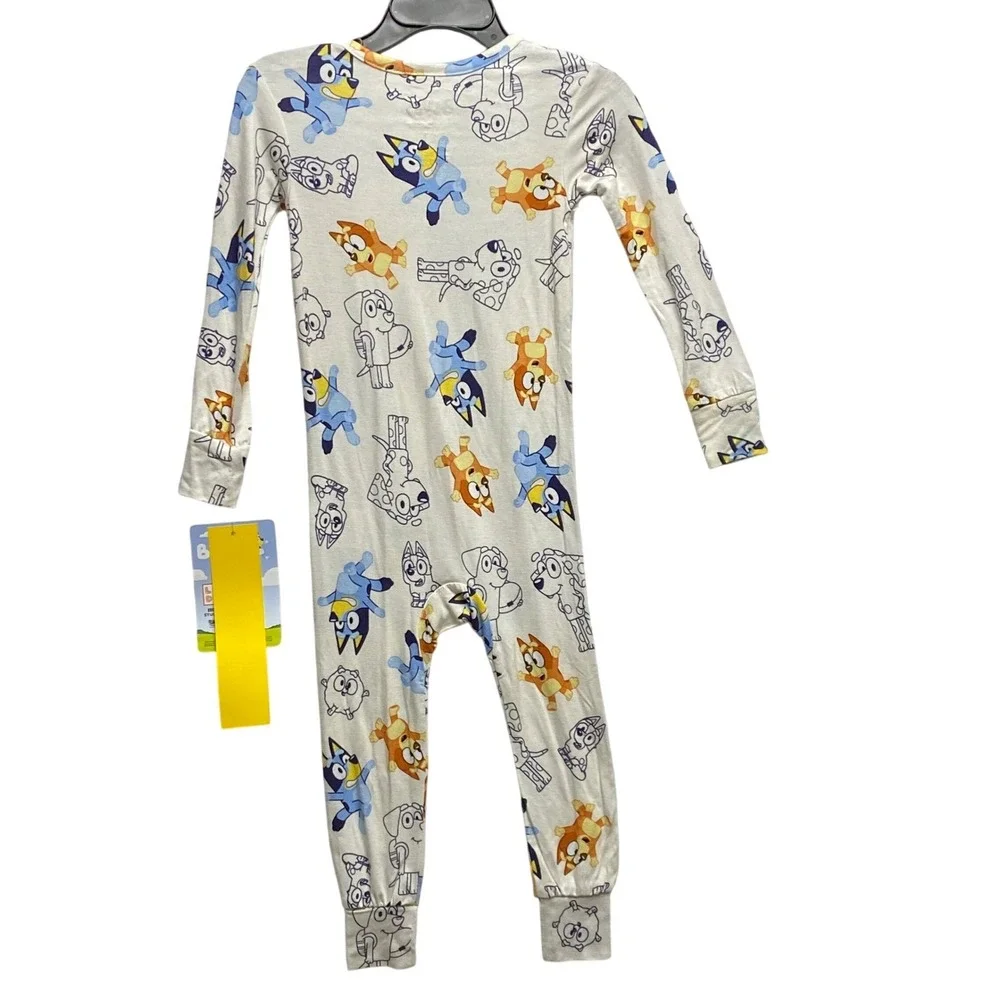 Bluey Toddler Pajamas Footless Sleepers‎ 2T NWT